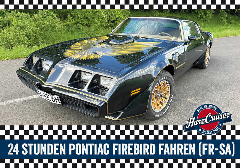 Gutschein: 24 Stunden Pontiac Firebird Trans Am fahren (Fr-Sa)